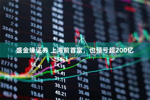 盛金缘证券 上海前首富，也预亏超200亿