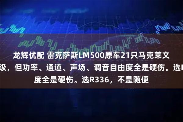 龙辉优配 雷克萨斯LM500原车21只马克莱文森喇叭，看着顶级，但功率、通道、声场、调音自由度全是硬伤。选R336，不是随便