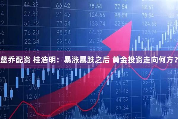 蓝乔配资 桂浩明：暴涨暴跌之后 黄金投资走向何方？